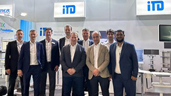 International Sales Team at the trade fair booth