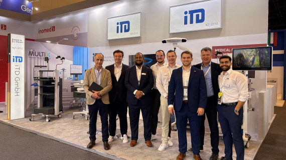 International Sales Team at the trade fair booth