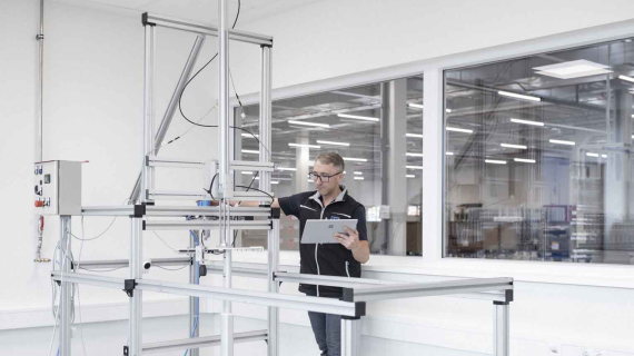 Medical cart in test lab from iTD
