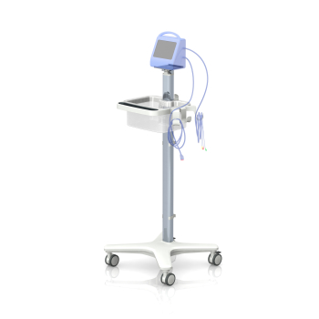 Medical roll stand elo-cart with a basket from iTD