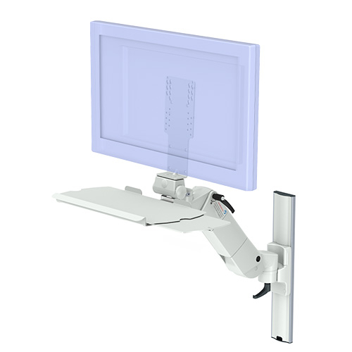 Mounting arm flexion-port for PDMS single on iTD profile from iTD